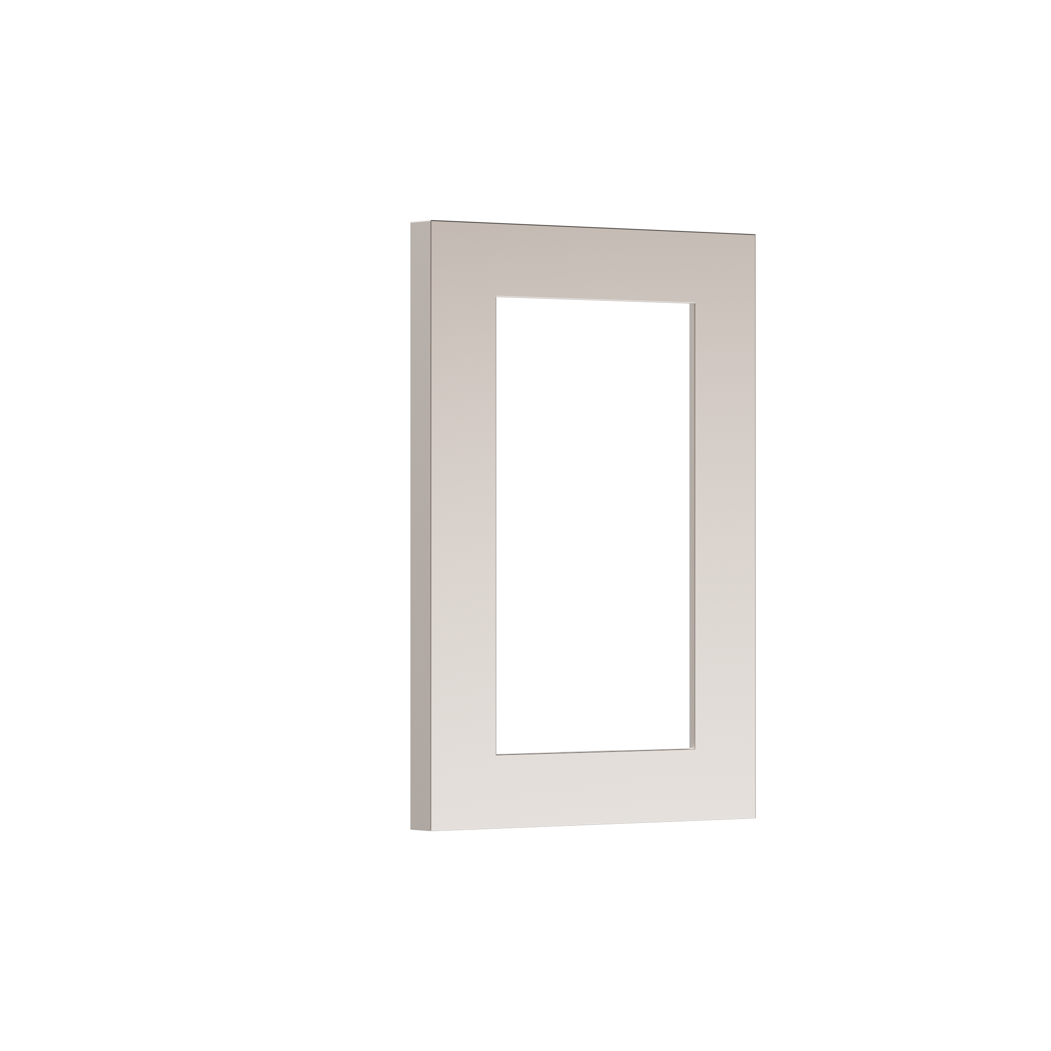 Lux faceplate, Satin Nickel